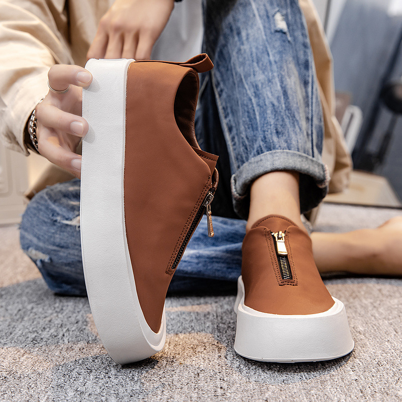 Stride Zip Trainer – Urban Minimal Sole – Lumine Wear